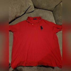 Red Ralph Lauren Big Pony Polo 4XLT